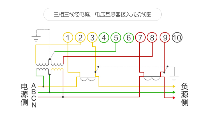 威勝智能電表接線(xiàn)